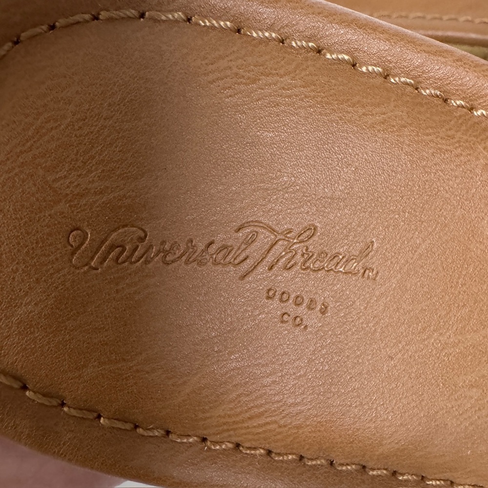 Universal Thread Clogs Strappy Buckle Slides Brow… - image 8